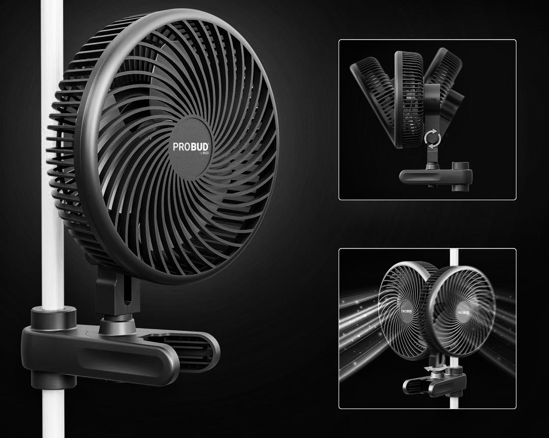 PROBUD® Clip-Ventilator „Dark Silence“ EC6-Motor - PROBUD®